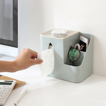 Phòng khách văn phòng đa năng hộp khăn giấy lưu trữ hộp khay sáng tạo nhà văn phòng Hộp khăn giấy đa chức năng