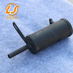 电动车三轮增程器消音器 170f汽油机消音器 增程器排气管