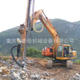 重庆壹邑机械 6米挖改凿岩机 潜孔钻机 水平定向 隧道工地矿山