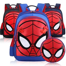 Nhà máy trực tiếp trường tiểu học túi nam Spider-man túi mẹ 1-3-6 lớp trẻ em ba lô một thế hệ Cặp đi học