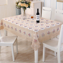 Phong cách châu Âu khăn trải bàn ren bảng vải che bàn cà phê vải Giáng sinh nhà máy phù hợp với thêu loạt bán buôn Jacquard Khăn trải bàn / khăn trải bàn