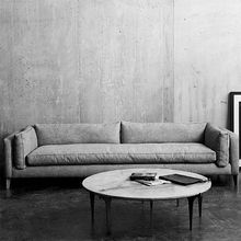 Bắc Âu xuống sofa gỗ rắn Sofa nhỏ và vừa ba người lười sáng tạo kết hợp sofa đôi đơn Sofa vải