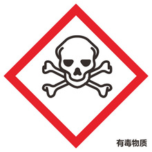 不干胶标签 厂家直销有毒物质化学品ghs警示牌危险品安全识标
