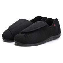Giày cotton có thể điều chỉnh rộng Thích hợp cho bàn chân sưng Bàn chân rộng Mỡ ngón tay cái hướng ra ngoài có thể mang giày thông thường Giày cotton tại nhà