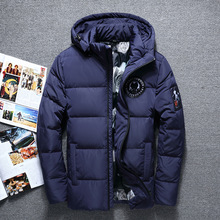 Mùa đông 2018 nam Hàn Quốc mới xuống áo khoác nam ngắn phần dày lên thanh niên học sinh áo khoác mùa đông nam Áo khoác