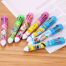 Văn phòng phẩm sáng tạo mười bút bi bút giải thưởng sinh viên đa chức năng màu bút dễ thương học vẽ bút graffiti nhà sản xuất Bút quảng cáo
