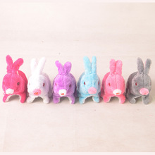 Thỏ điện thỏ sáng dạ quang sẽ nhảy gọi là mô phỏng thỏ đồ chơi dạ quang Thú cưng điện tử