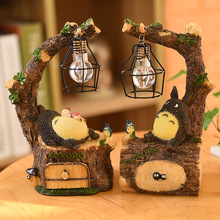 Hayao Miyazaki Totoro rừng đồ trang trí búp bê tạp hóa Nhật Nightlight quà tặng sáng tạo nhựa thủ công sinh viên Quà sinh viên
