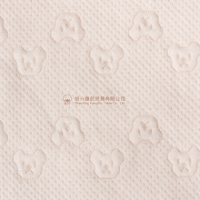 Các nhà sản xuất cung cấp vải dệt kim nhiều lớp Cotton sơ sinh gấu vải động vật Vải hai lớp trẻ em Lớp không khí