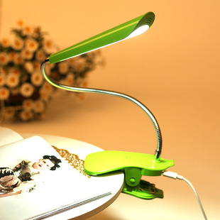 造福 LED护眼小台灯 宿舍USB灯 夹子式调光卧室床头书桌台灯JB-02