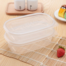 1000 ml nhựa dùng một lần hộp cấp thực phẩm takeout trưa ăn nhẹ đóng gói nắp thùng chứa thực phẩm Bếp dùng một lần
