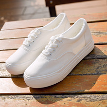 Giày vải bạt Bidibi giày vải mới đôi giày nhỏ màu trắng giày vải Giày vải sinh viên Hàn Quốc 8085 một thế hệ Giày vải nữ