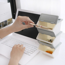 khoang lưu trữ đa chức năng 3323 kiểu Nhật hộp màu rắn lưu trữ nhựa Desktop Storage Box sinh viên văn phòng văn phòng phẩm Hộp lưu trữ