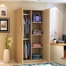 Đơn giản hiện đại phòng ngủ tủ quần áo phòng khách bằng gỗ nhiều lớp tủ khóa trẻ em người lớn tấm lưu trữ tủ nhà máy tùy chỉnh Tủ quần áo tổng thể