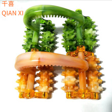 Qianxi nhà sản xuất hai màu âm lịch xe máy mát xa không gian sức khỏe xe Ruyi con lăn bằng nhựa thiết bị massage nổ Máy mát xa mini