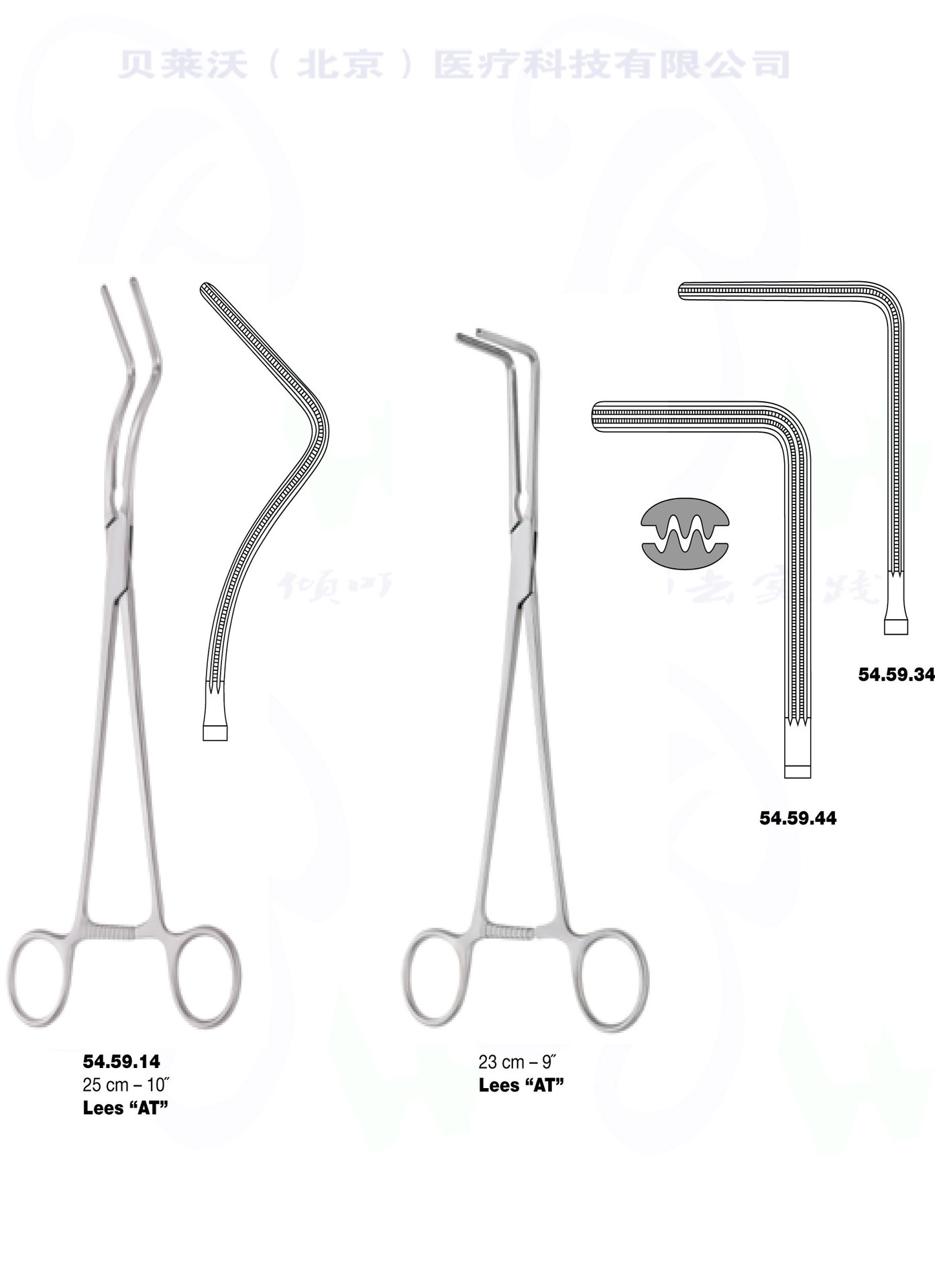 支气管钳finochietto69ligature forceps belevor加工定制器械