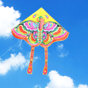 风筝新款 批发1.5米热印亮眼儿童卡通蝴蝶风筝厂家直销量大包邮
