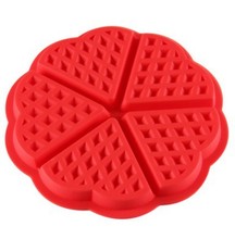 Cung cấp dài hạn tất cả các loại khuôn bánh quế silicon vuông 4 khuôn Khuôn bánh quy nướng bằng tay Muffins khuôn Khuôn bánh