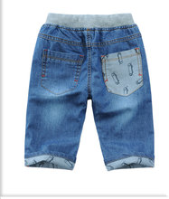 Quần áo trẻ em mùa hè bán buôn quần trẻ em trai quần short denim mỏng trẻ em quần lớn trẻ em một thế hệ Quần jean