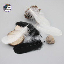 Ngỗng tự nhiên nổi lớn lông đen trắng bông tai mũ nón phụ kiện hành lý và vật liệu trang trí đặc biệt khác Xuống