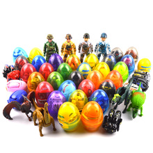 Viên nang máy biến dạng trứng đồ chơi lắp đặt trứng khủng long Altman Người nhện Người mẫu Batman chơi trẻ em bán nóng Mô hình robot