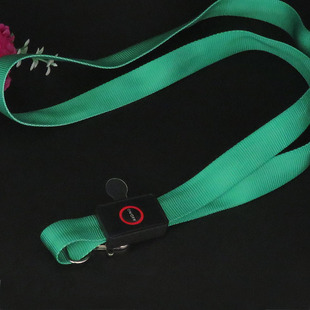 现货批发 LED发光涤纶织布证件胸卡挂绳 新款时尚手机发光挂绳