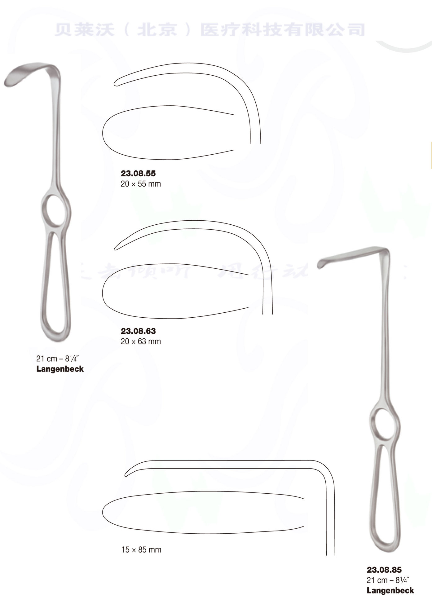 静脉拉钩gil-vernet retractor belevor 加工定制手术器械