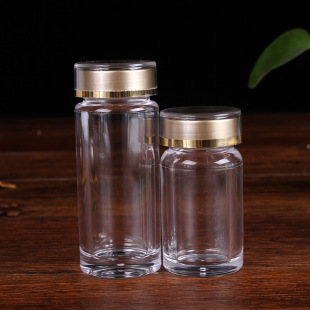 厂家直销亚克力瓶子枸杞亚克力保健品瓶 透明专业设计塑料瓶子