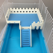 Hamster nguồn cung cấp lồng đồ chơi 47 nền tảng nền tảng chuyên dụng khay chuột lồng cơ sở 47 khay nền tảng hai tầng Hamster đồ chơi