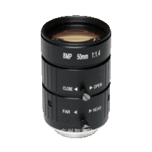 中联科创镜头vm5018mpc高清8mp手动定焦镜头50mm监控工业检测镜头