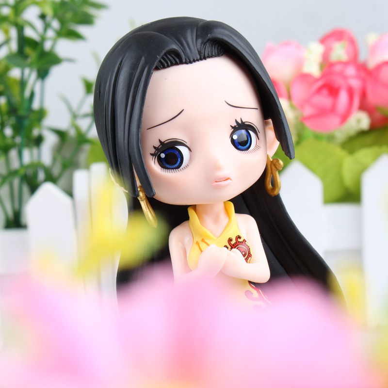 海贼王航海王q版3款女帝大眼萌娃波雅汉库克紫色黄色粉色手办公仔