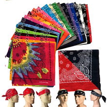 Bông đôi Amoeba Hạt điều Hoa Paisley Bốn hình vuông Thể thao ngoài trời Hip Hop Street Dance Magic Turban Mask Khăn trùm đầu