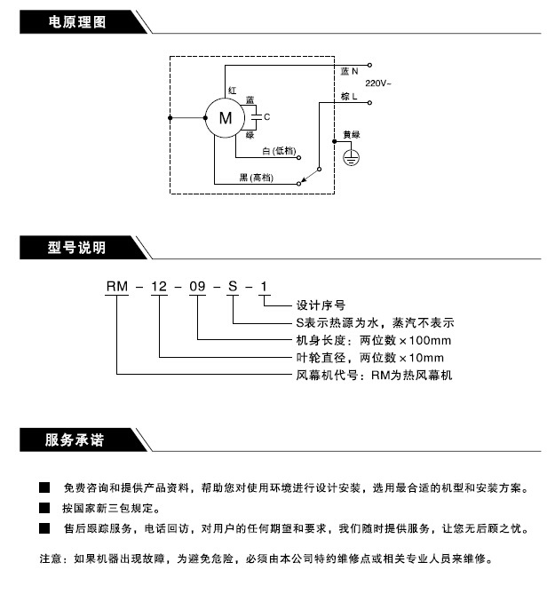 绿岛风nedfon水热型风幕机rm-1209-s-1水热风幕机图片价格