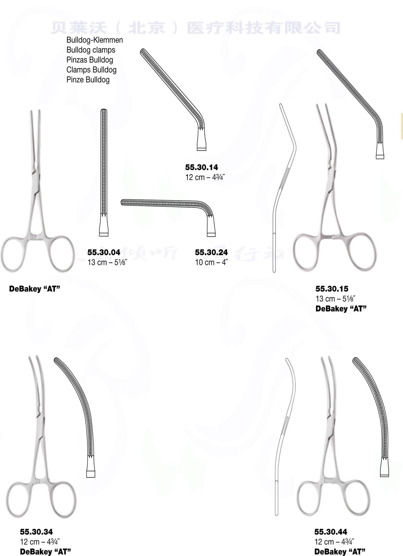 支气管钳finochietto69ligature forceps belevor加工定制器械