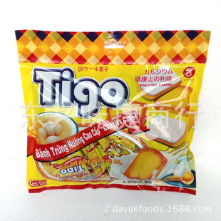 越南特产批发 文庙鸡蛋饼TIGO（面包干）20包/件
