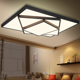 现代长方形几何LED吸顶灯客厅灯卧室灯个性创意灯具灯饰厂家批发