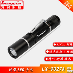 loongsun厂家批发新款迷你小手电筒LED强光手电筒户外手电礼品可