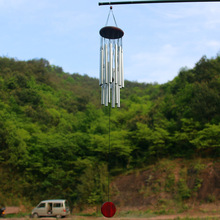 Thêm lớn gỗ rắn bằng đồng chuông gió kim loại đa ống chống gỉ chuông gió xuyên biên giới đặc biệt cho món quà sinh nhật Wang Yun Treo trang trí