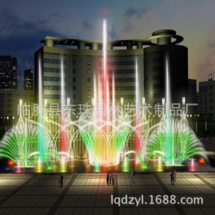 厂家直销 大型广场音乐喷泉 专业旱式喷泉 程控喷泉制作施工