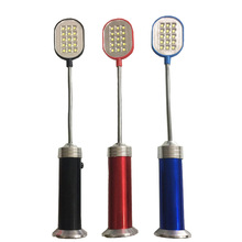 Nhà máy trực tiếp đèn pin vòi linh hoạt với một ánh sáng công trình điện châm đèn 15LED bảo trì đèn nhỏ Đèn pin