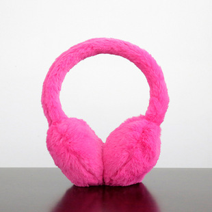 厂家直销头戴式保暖音乐耳机粉色可爱卡通保暖音乐耳机可定制