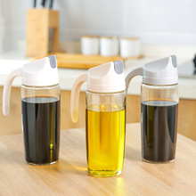Tàu chở dầu kính leakproof chai dầu bếp gia đình đóng cửa tự động giới hạn chai dầu và giấm chai nồi bể nêm Lọ gia vị