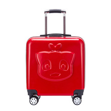 20 inch linh vật mới tùy chỉnh logo mật khẩu phổ bánh xe hành lý du lịch trẻ em trường hợp xe đẩy cho nam và nữ Vali nóng