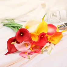Độc nhỏ calla lily đám cưới trang trí mô phỏng giữ trang trí hoa phòng ngủ nhà PU cảm thấy hoa giả Cầm hoa