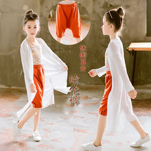 Cô gái mùa hè quần năm 2018 trẻ em mùa hè lớn năm quần harem giải trí cotton cha mẹ-con mặc một thế hệ Quần Harem