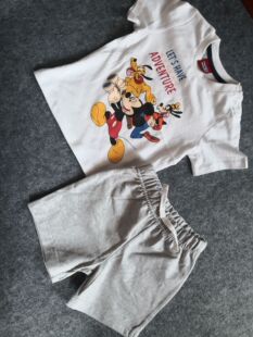 一件代发 新款童套装 儿童夏季米奇纯棉T恤套装宝宝短袖短裤韩版