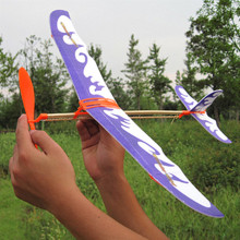 Thunderbird ban nhạc cao su máy bay mô hình máy bay mô hình máy bay mô hình máy bay biplane cao su điện máy bay nhà sản xuất bán buôn Mô hình hàng không