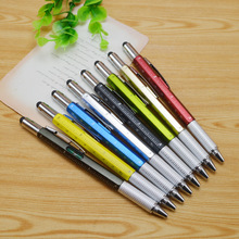 Hàng loạt nhỏ đa chức năng tuốc nơ vít bút bi công cụ nhựa bút sáu trong một cấp cảm ứng quà tặng quảng cáo Bút bi