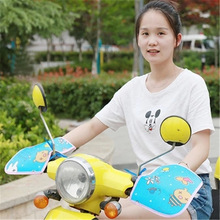 Mùa hè xe máy xe điện mặt trời bóng râm găng tay không thấm nước bảo vệ UV nữ để trang trải các xe đẩy Kính chắn gió