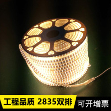 Bán buôn đèn led cao áp 220v với 2835 đôi hàng 12w đèn có miếng vá mềm dẻo dải ánh sáng ngoài trời trong nhà Dải ánh sáng với dải ánh sáng